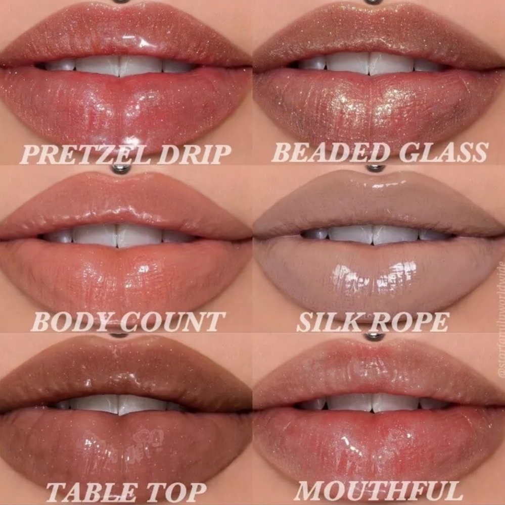 Jeffree Star Lip Gloss - Beaded Glass, Body Count, Mouthful, Pretzel Drip... - Picture 2 of 3